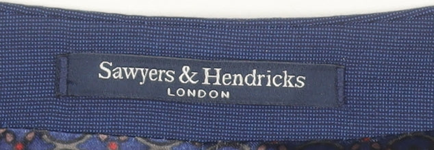 Mens UK Size 42 Sawyers & Hendricks Regular Blue Suit Waistcoat