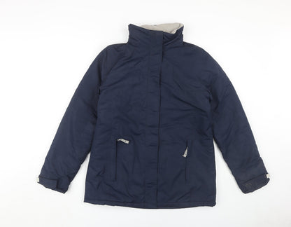 B&C Collection Women's Blue Puffer Jacket S