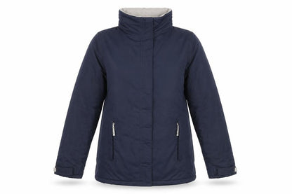 B&C Collection Women's Blue Puffer Jacket S