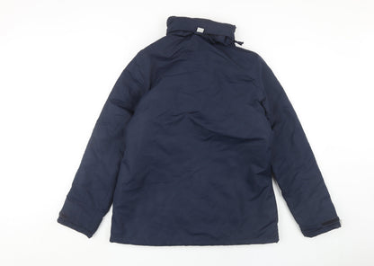 B&C Collection Women's Blue Puffer Jacket S