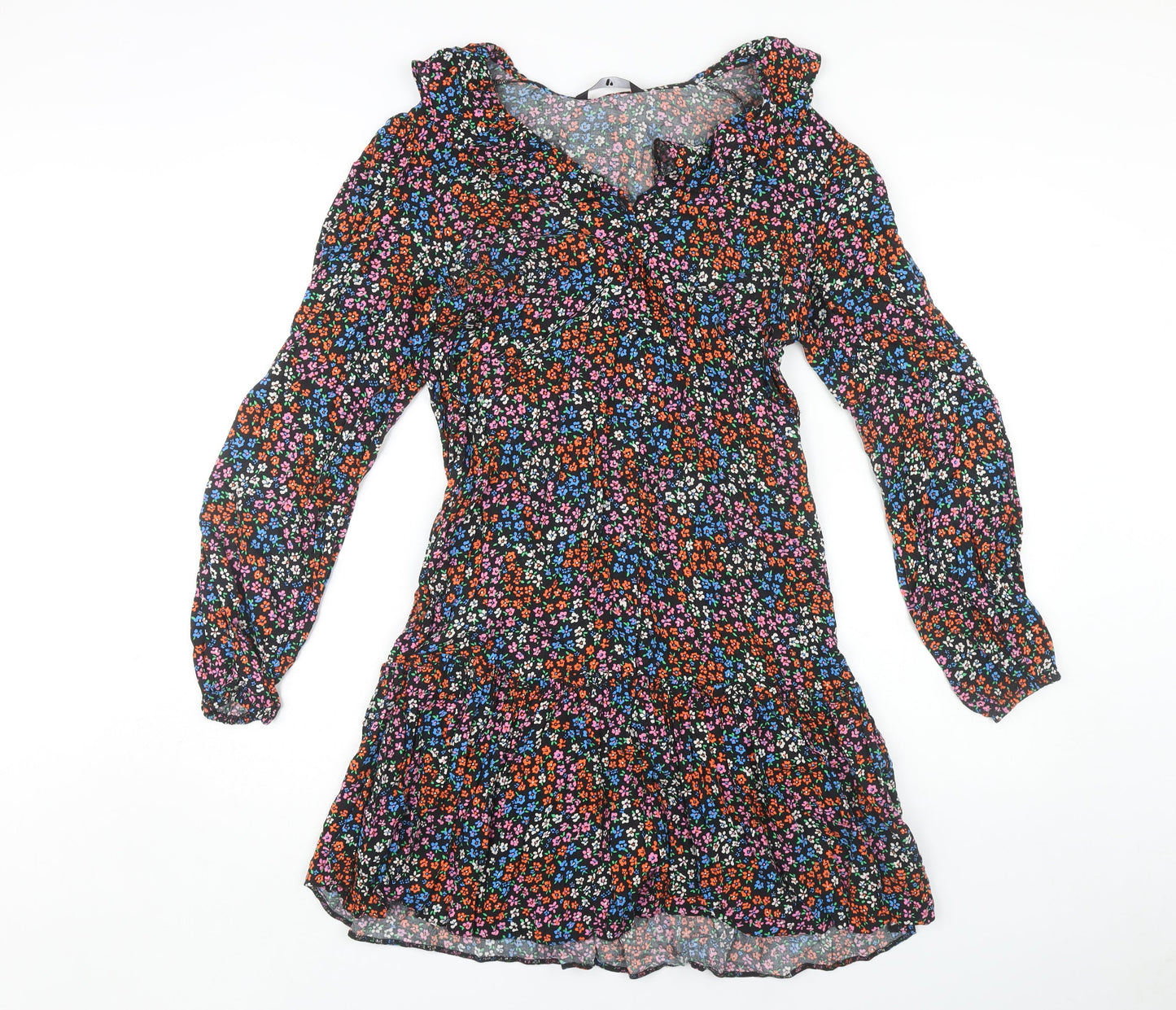 By Very Women's Multicoloured Floral A-Line Mini Dress