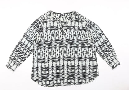 Womens UK Size 18 Marks and Spencer Black Basic Blouse