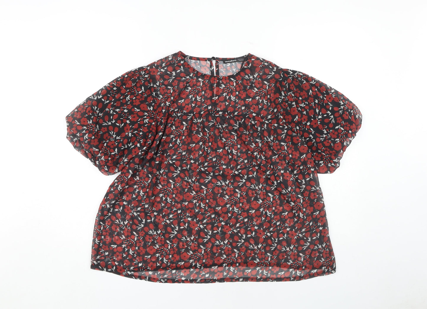 Womens UK Size XS Threadbare Multicoloured Tunic Blouse