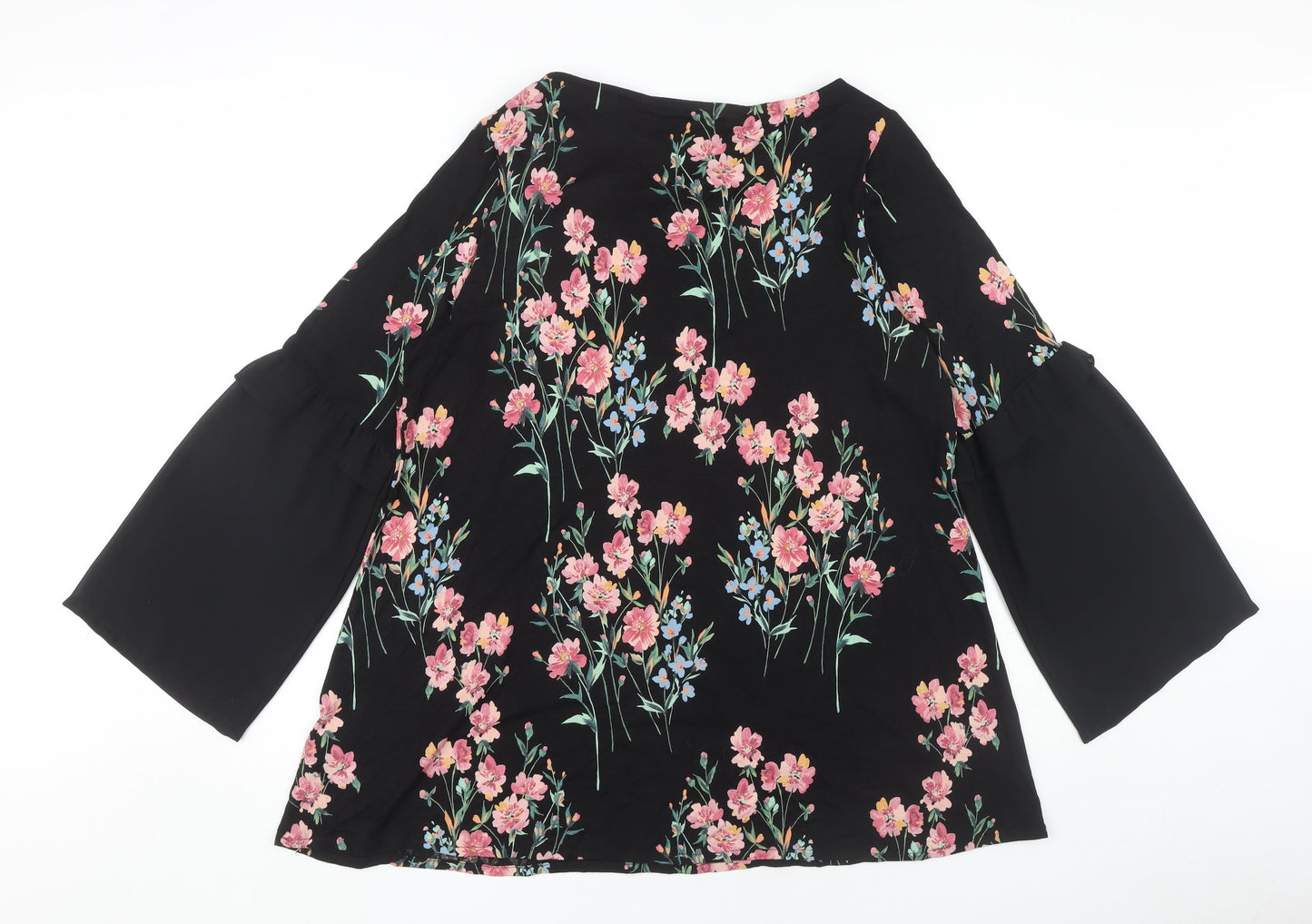 Womens UK Size 18 Marks and Spencer Black Basic Blouse