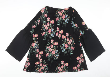 Womens UK Size 18 Marks and Spencer Black Basic Blouse