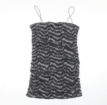 Topshop Women's Black Slip Dress Size 16