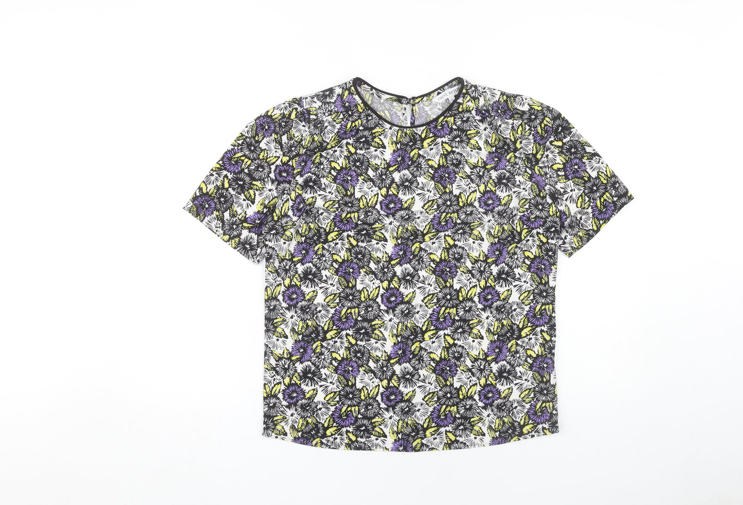 Womens UK Size 6 NEXT Multicoloured Basic T-Shirt