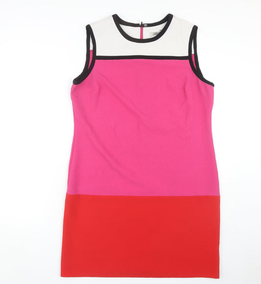 Marks and Spencer Women's Pink Sheath Dress, Size 14