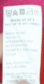 Marks and Spencer Women's Pink Sheath Dress, Size 14