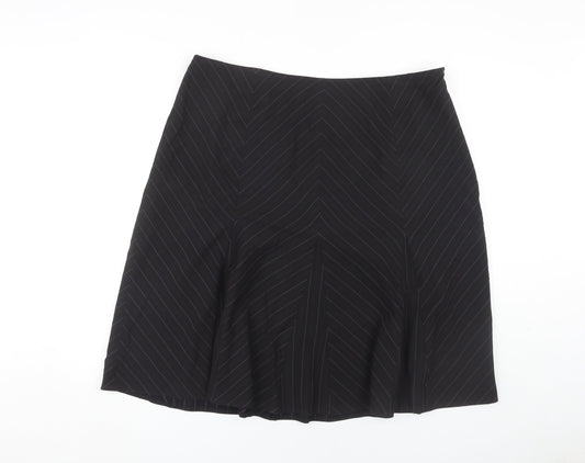 Bonmarché Women's Black A-Line Skirt, Size 20, Elegant Style