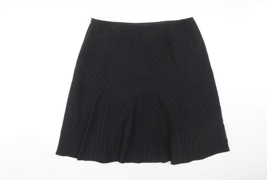 Bonmarché Women's Black A-Line Skirt, Size 20, Elegant Style