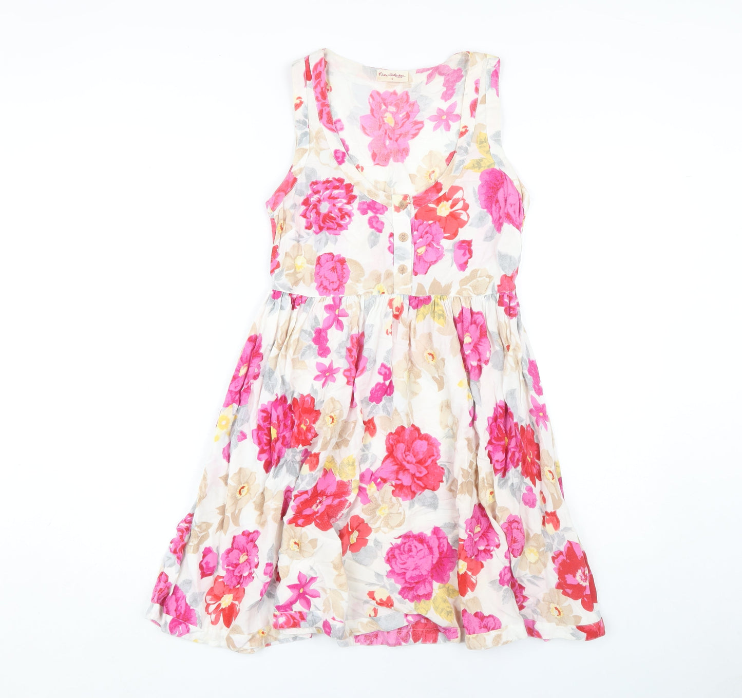 Miss Selfridge Women's Floral Dress, Size 6, Multicoloured