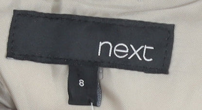 Next Women's Black Size 8 Halter Lace Cocktail Dress