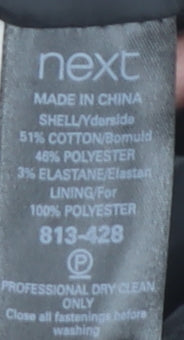 Next Women's Black Size 8 Halter Lace Cocktail Dress