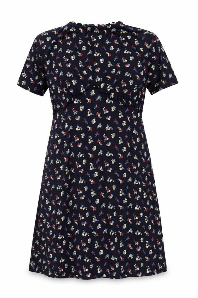 Marks and Spencer Floral A-Line Dress, Size 14, Multicoloured