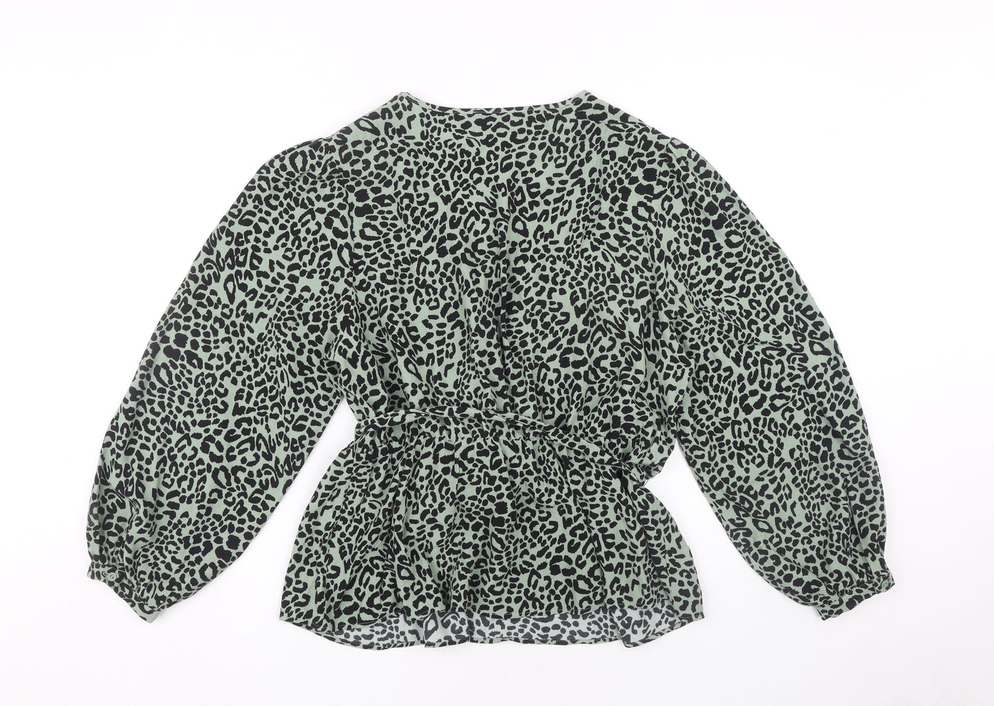 Womens UK Size 18 Marks and Spencer Green Tunic Blouse