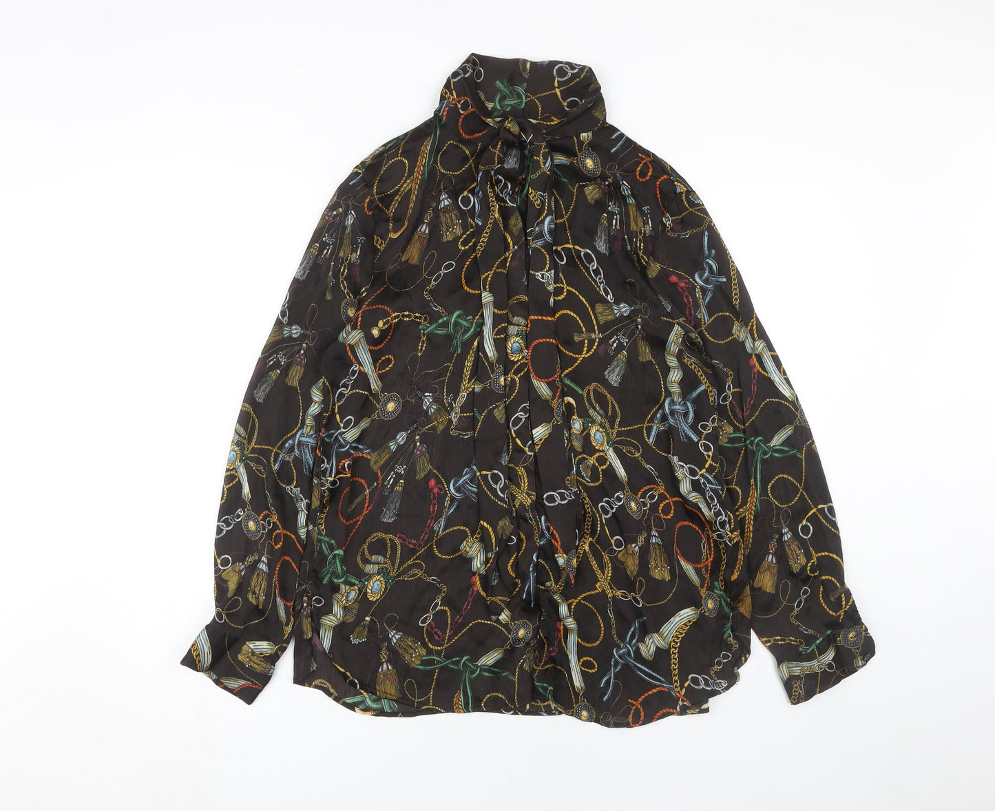 Zara Basic Women's Multicoloured Blouse L