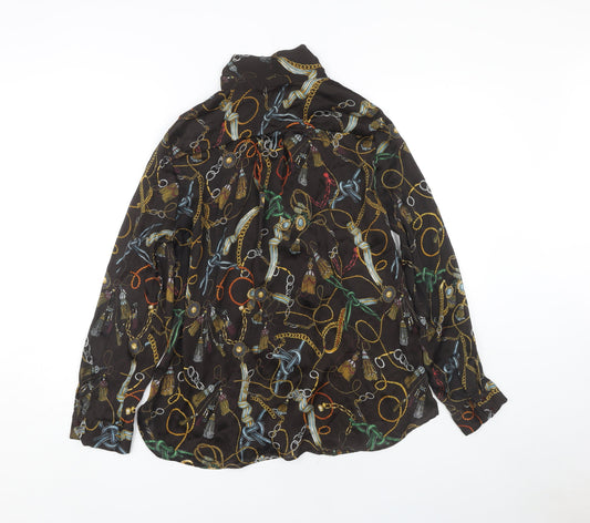 Zara Basic Women's Multicoloured Blouse L