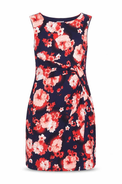 Damart Women's Multicoloured Floral Shift Dress, Size 12