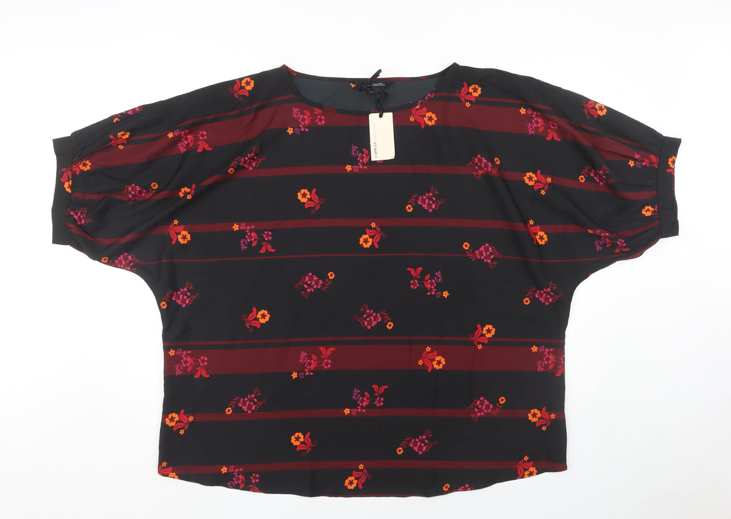 Womens UK Size 22 Capsule Multicoloured Basic Blouse