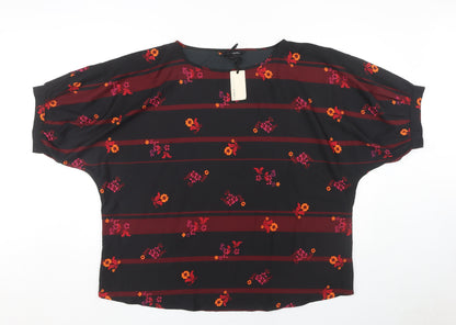 Womens UK Size 22 Capsule Multicoloured Basic Blouse