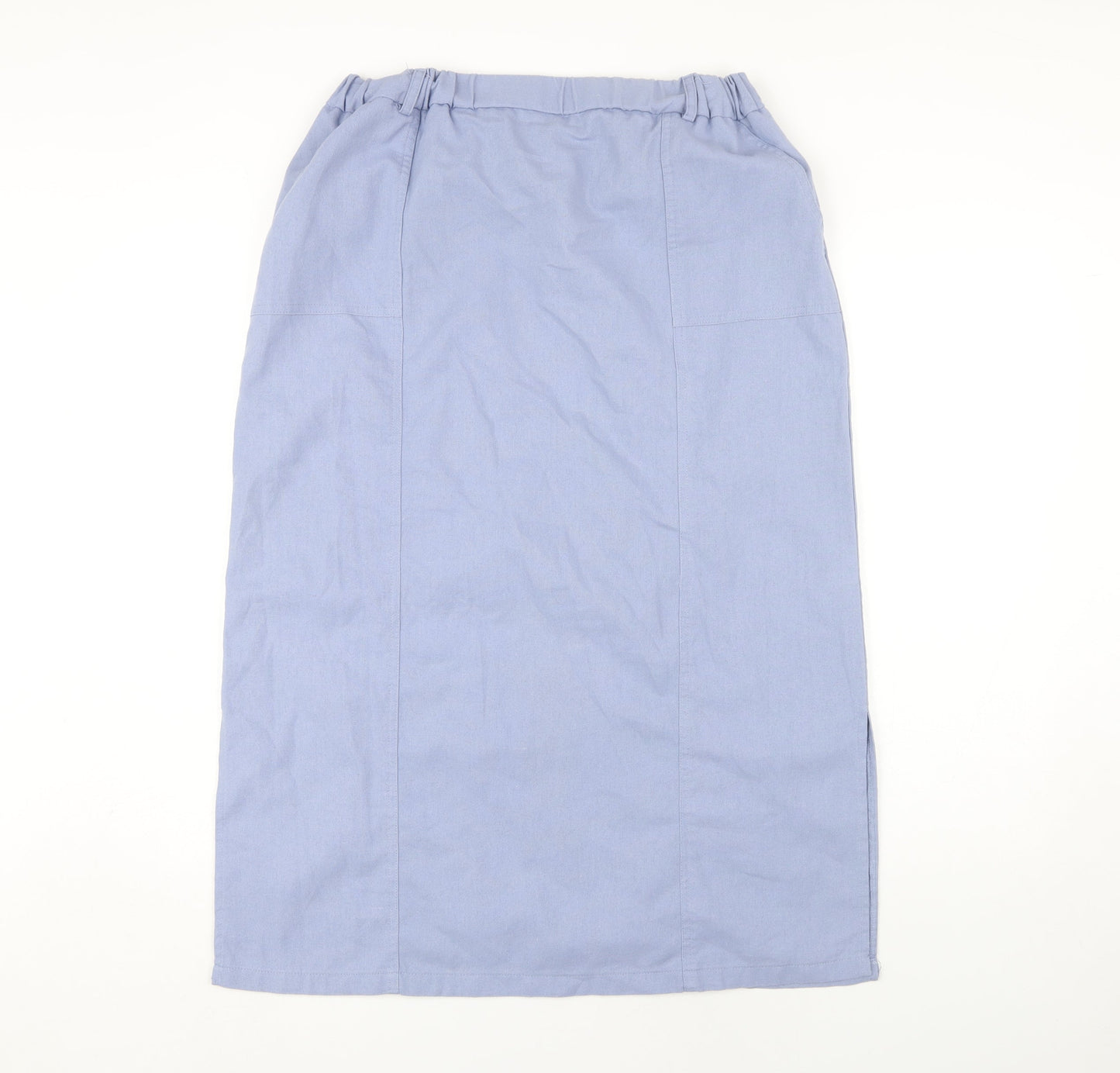 Bonmarché Women's Blue Midi Skirt Size 14