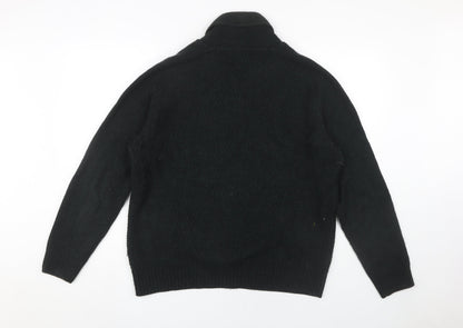 Next Men's Black Pullover Jumper Large Acrylic