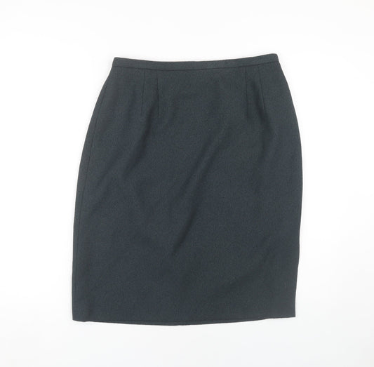 Travis Ayers Women's Black Knee Length Pencil Skirt, Size 12