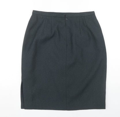 Travis Ayers Women's Black Knee Length Pencil Skirt, Size 12