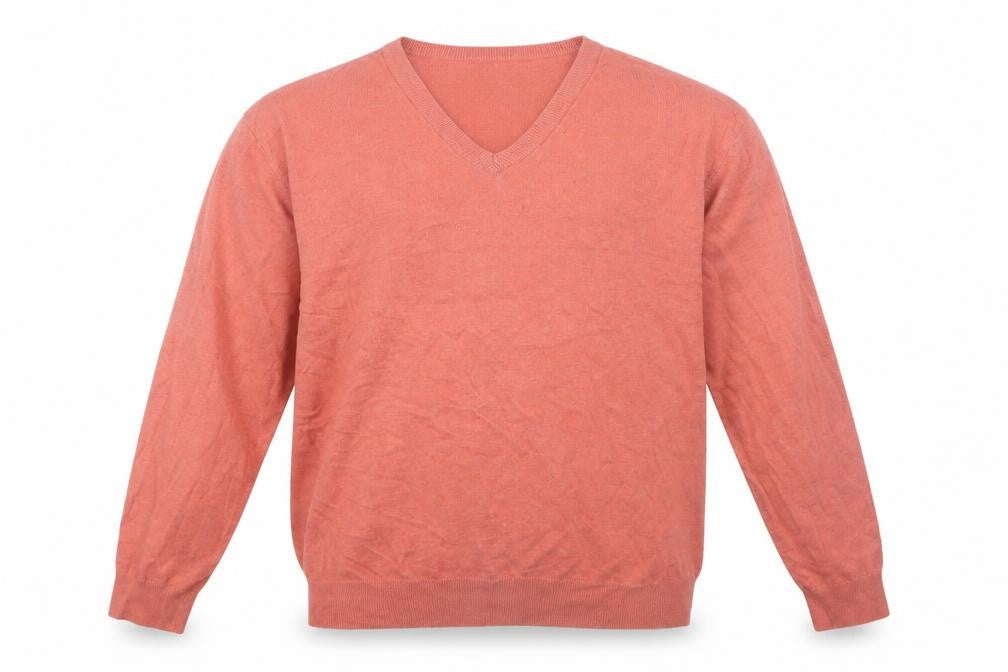 Mens UK Size XL Marks and Spencer Orange Pullover Jumper