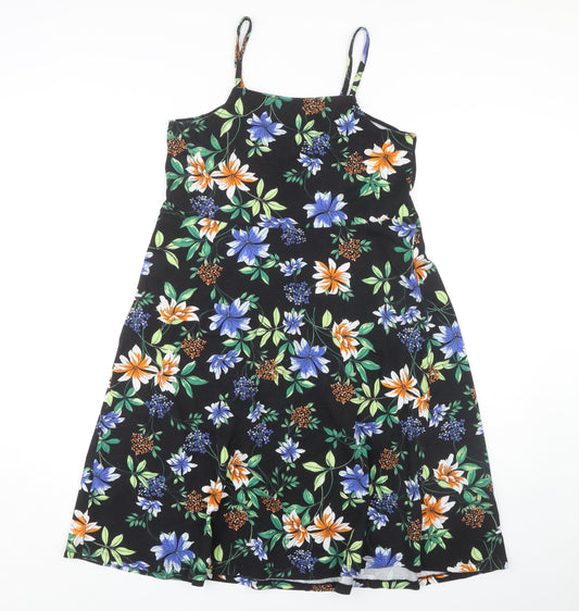 Dorothy Perkins Women’s Floral Slip Dress Multicoloured Size 10