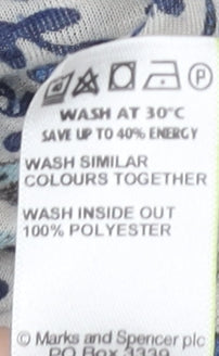 Womens UK Size 20 Marks and Spencer Multicoloured Basic T-Shirt