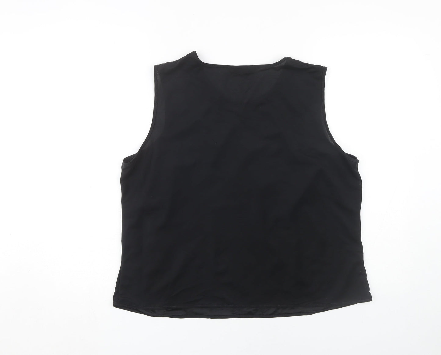 Womens UK Size 20 Marks and Spencer Black Basic Tank