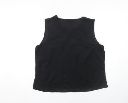 Womens UK Size 20 Marks and Spencer Black Basic Tank