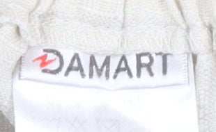 Damart Women's Beige Elastic Waist Skirt Size 14