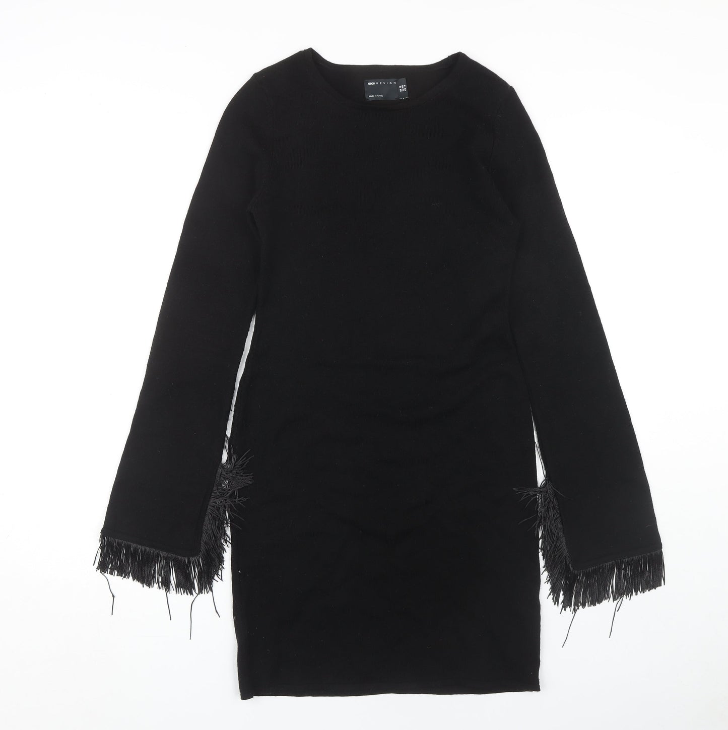 ASOS Design Black Women's Long Sleeve Dress Size 12