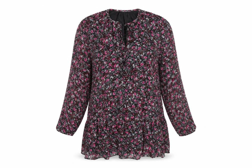 Zara Women Floral Multicoloured M Dress