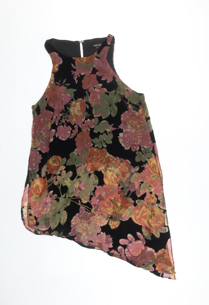 Womens UK Size 10 River Island Multicoloured Camisole Tank