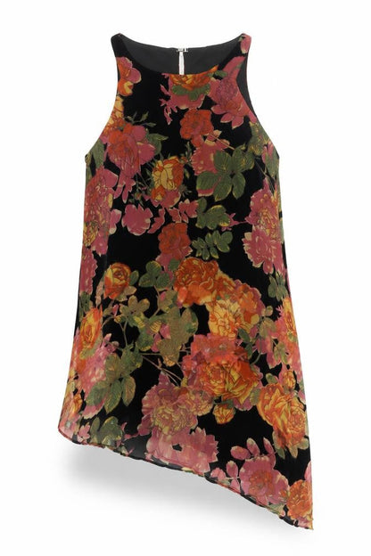 Womens UK Size 10 River Island Multicoloured Camisole Tank