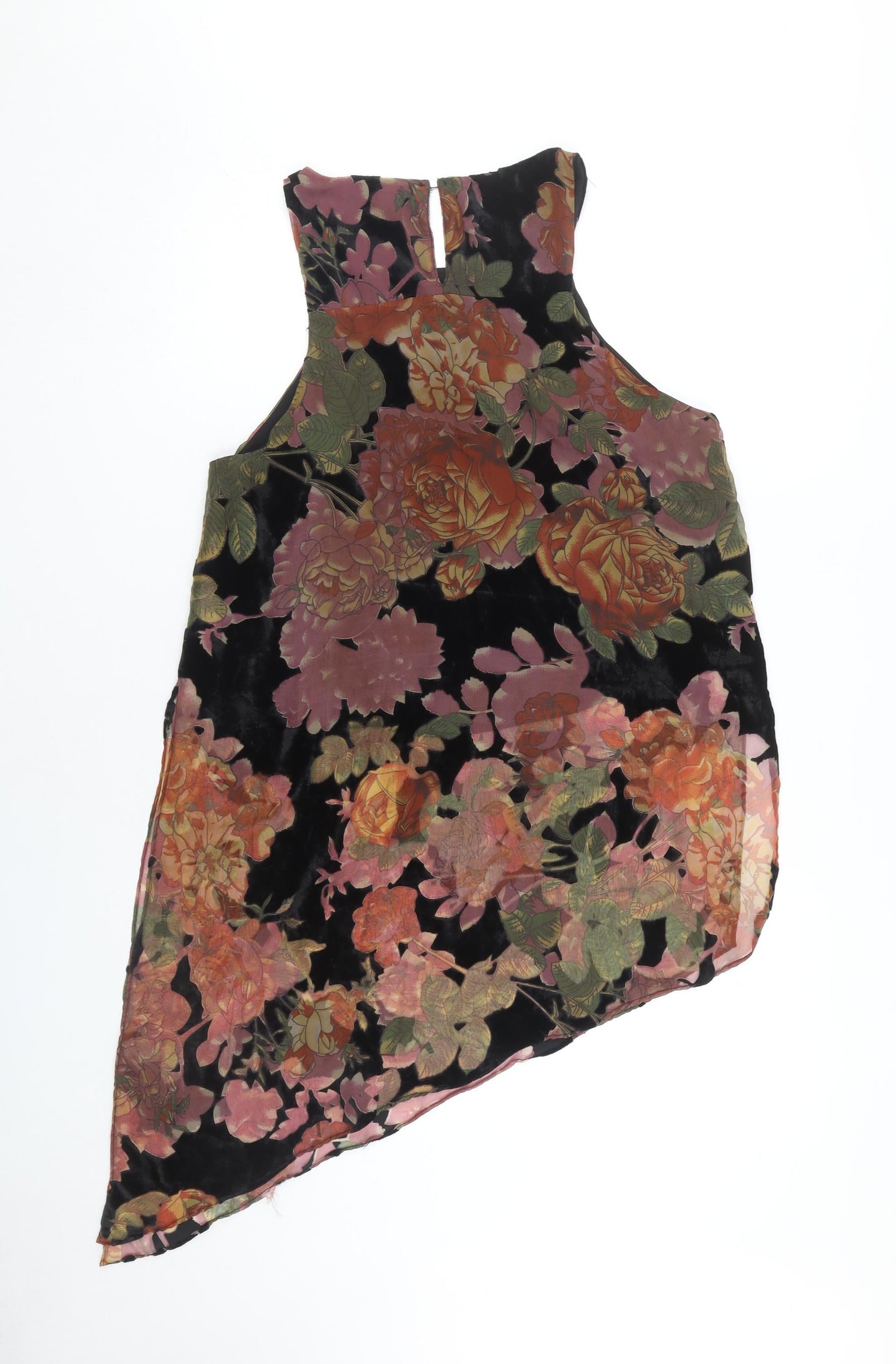 Womens UK Size 10 River Island Multicoloured Camisole Tank