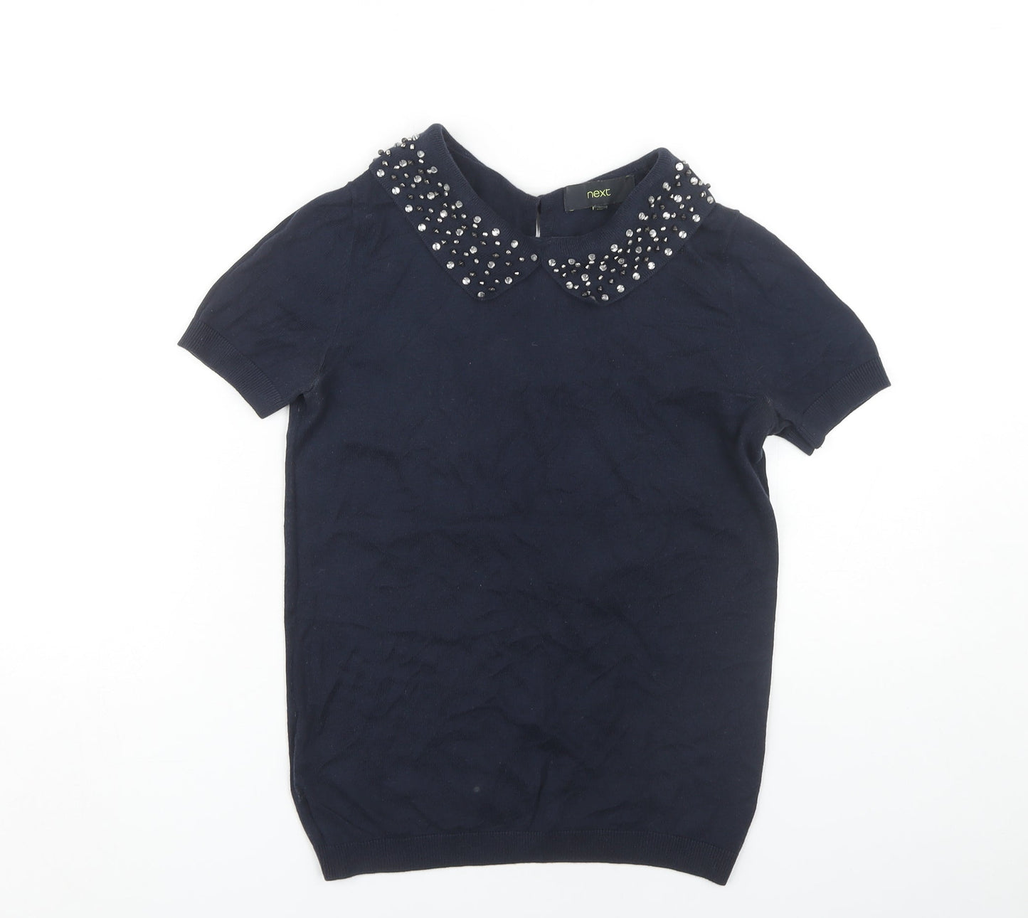 Womens UK Size 8 NEXT Navy Pullover Jumper