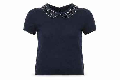 Womens UK Size 8 NEXT Navy Pullover Jumper