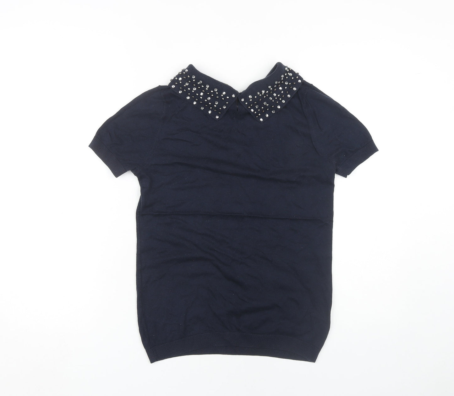 Womens UK Size 8 NEXT Navy Pullover Jumper