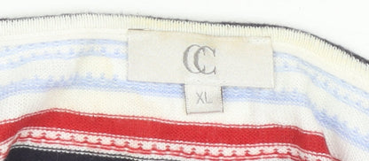 Womens UK Size XL CC Multicoloured Cardigan Jumper