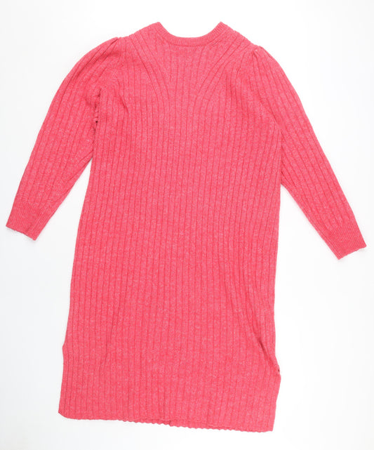 Anyday Women's Pink Jumper Dress, M, Long Sleeve