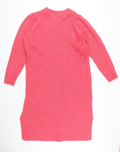 Anyday Women's Pink Jumper Dress, M, Long Sleeve