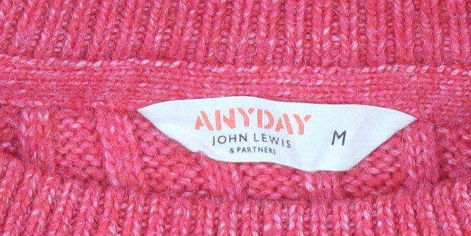 Anyday Women's Pink Jumper Dress, M, Long Sleeve