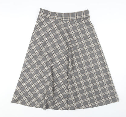 Marks and Spencer Women's Grey A-Line Skirt Size 12