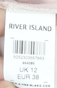 Womens UK Size 12 River Island Pink Camisole Tank
