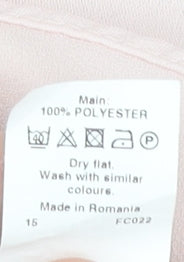 Womens UK Size 12 River Island Pink Camisole Tank